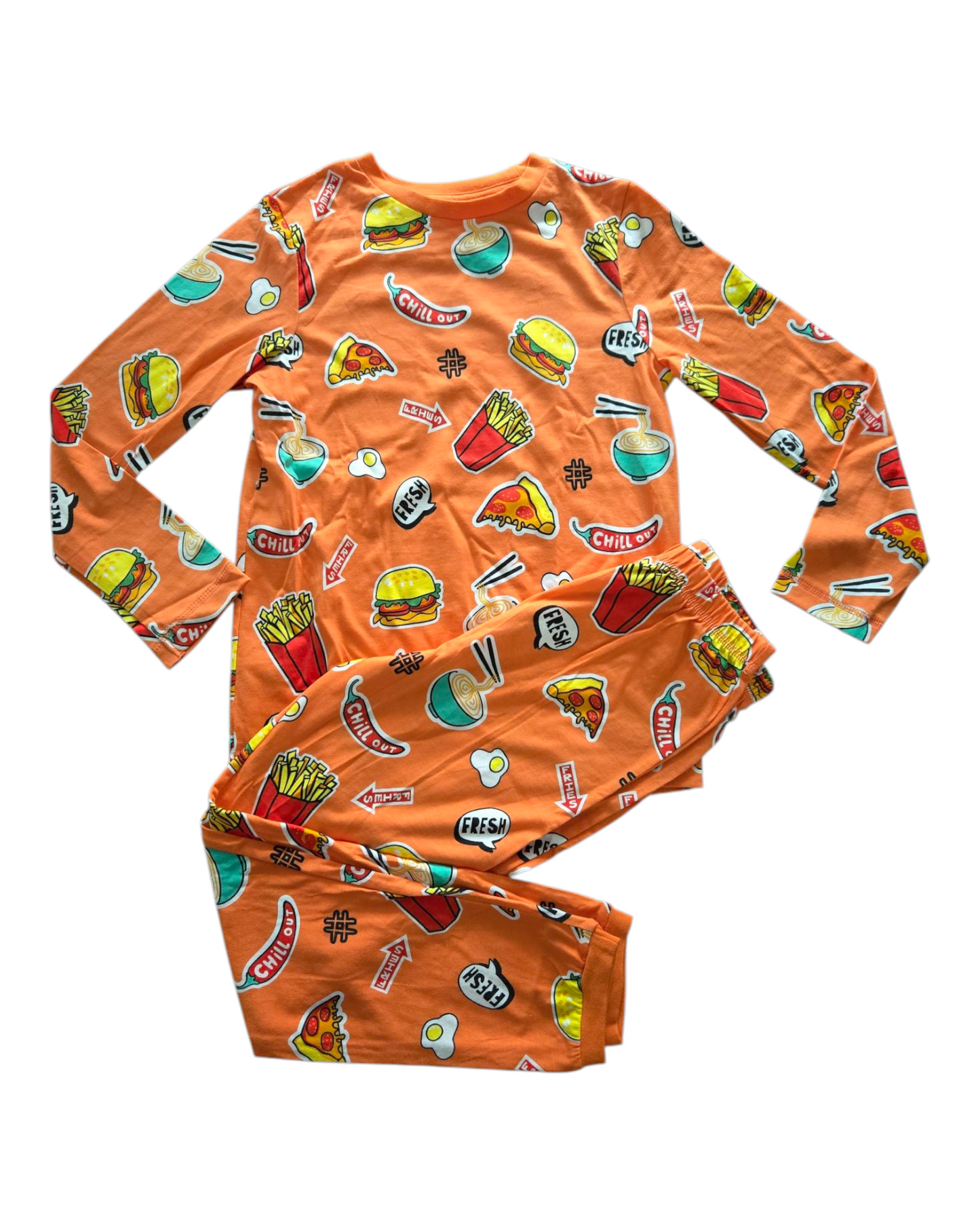 Fast Food Long Sleeve Pyjamas