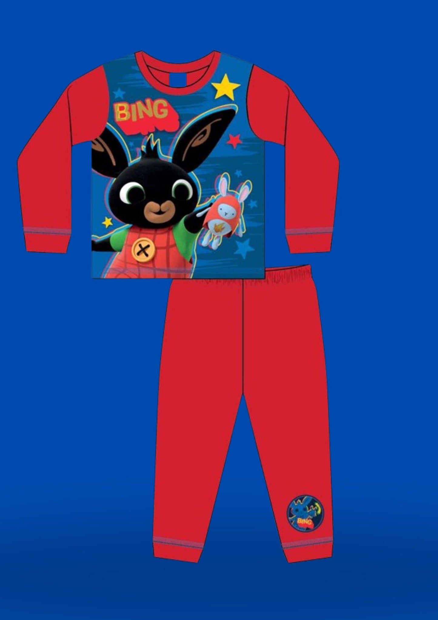 Bing Bunny Red Long Sleeve Pyjamas