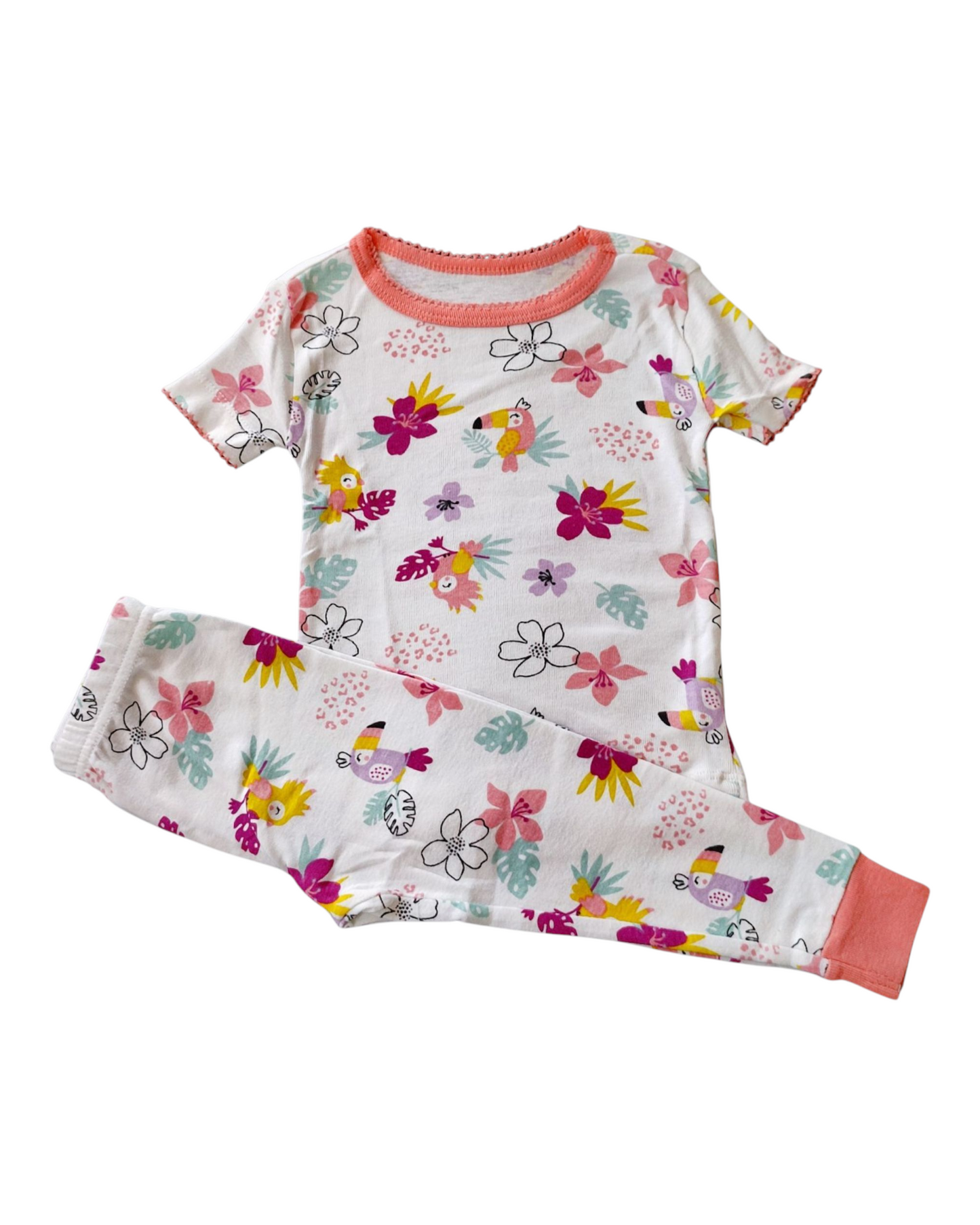 Parrot Baby Short Sleeve Pyjamas