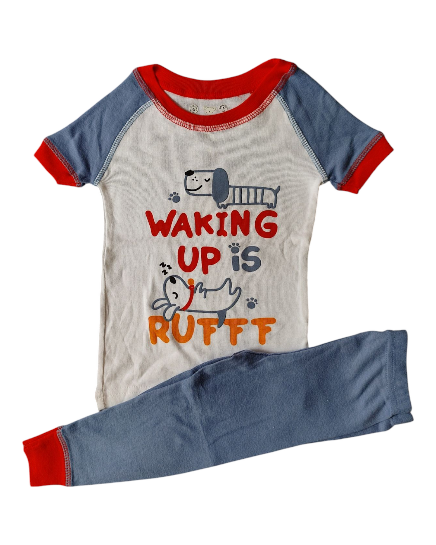 Waking Up is Ruff Short Sleeve Pyjamas