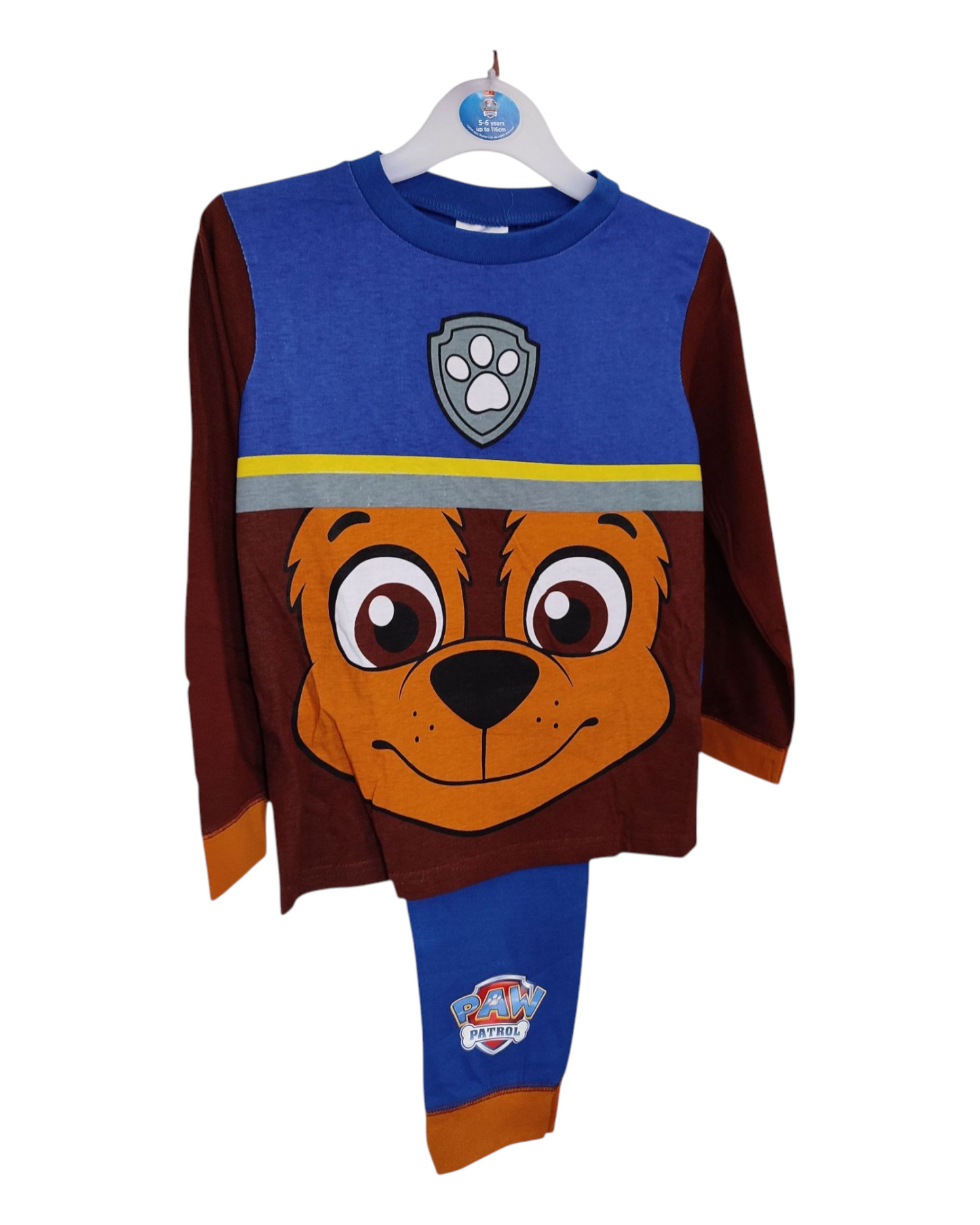 Pawpatrol (Blue/Brown) Long Sleeve Pyjamas