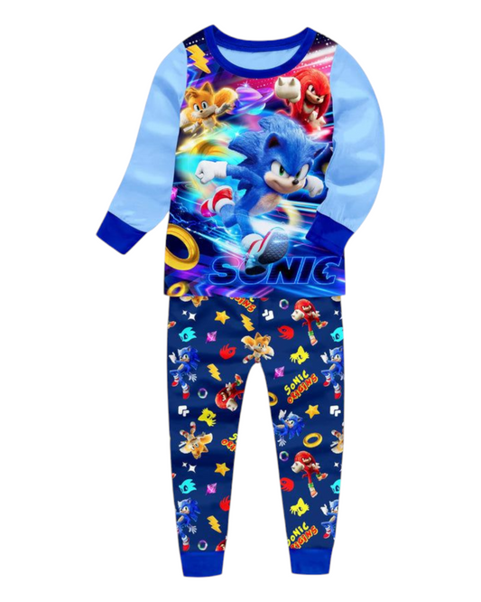 Sonic- Glow in the dark Long Sleeve Pyjamas