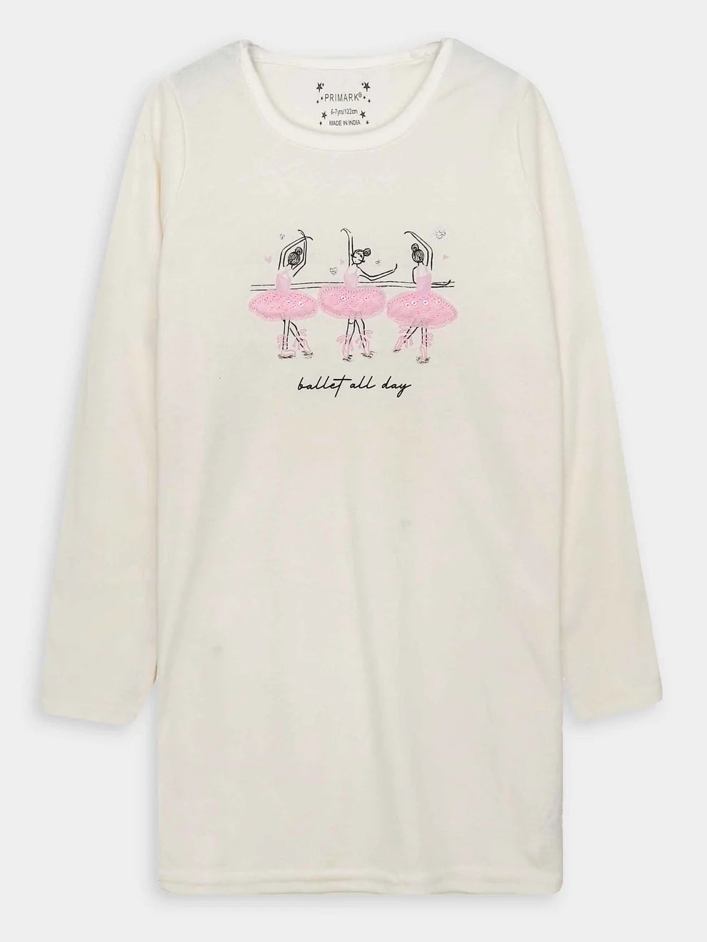 Pink/Yellow Long Sleeve Nightshirt 2pack
