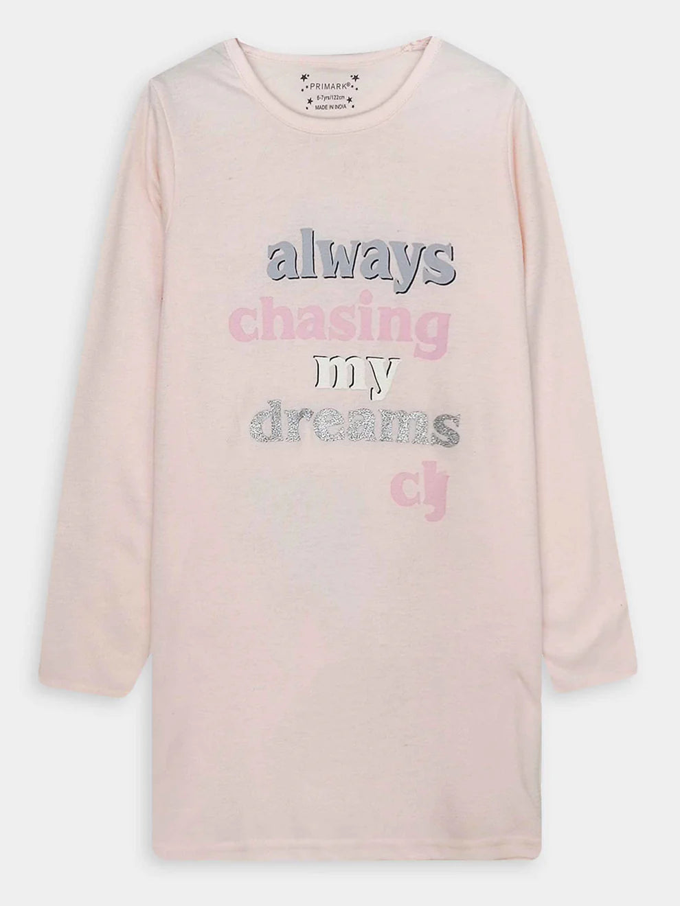 Pink/Yellow Long Sleeve Nightshirt 2pack