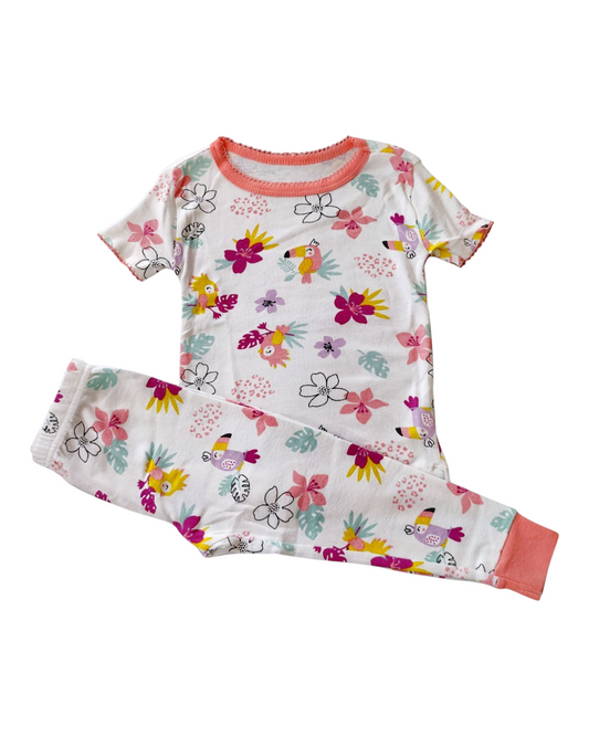 Parrot Baby Short Sleeve Pyjamas