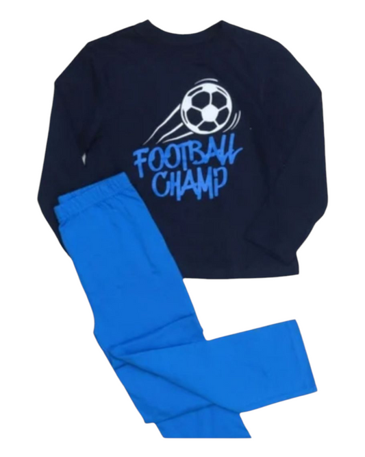 Football Champ Long Sleeved Pyjamas