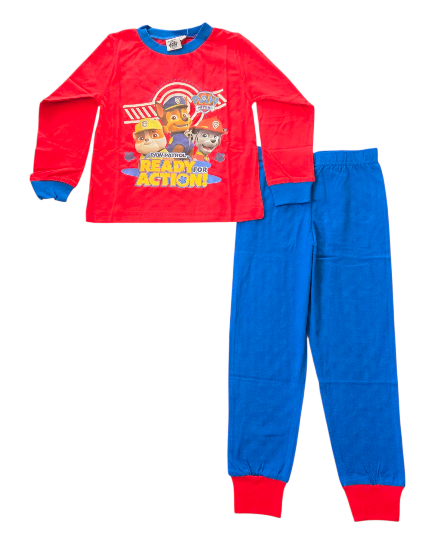 Paw Patrol Red/Blue Long Sleeve Pyjamas